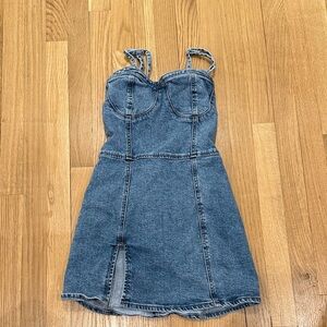 Blank NYC Blue Denim Mini Dress